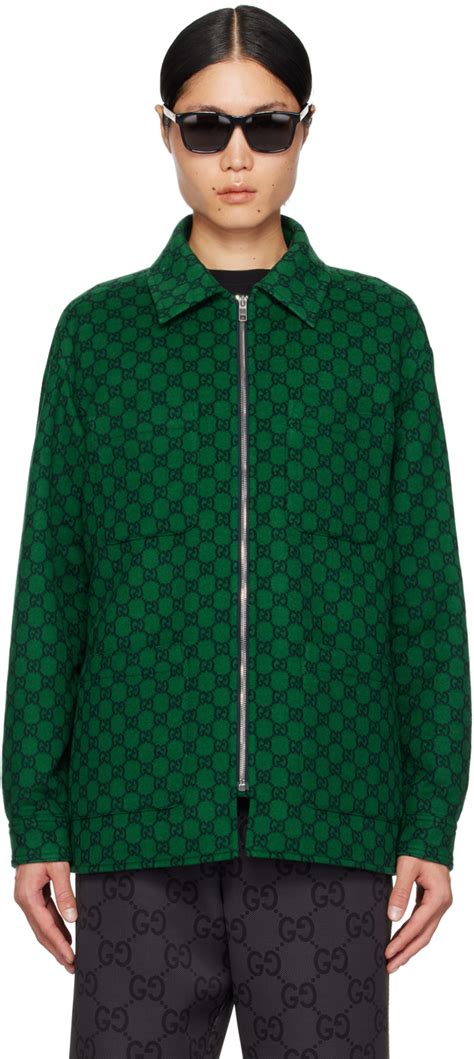 gucci green coat